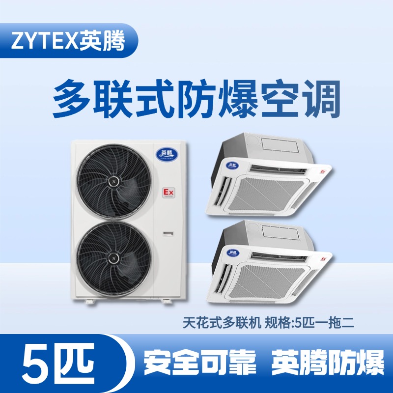 BKF-120-Ex(12D) 防爆多聯(lián)式空調(diào)天花式一拖二 一氧化碳倉(cāng)庫(kù)使用